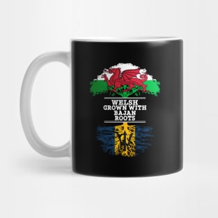 Welsh Grown With Bajan Roots - Gift for Bajan With Roots From Barbados Mug